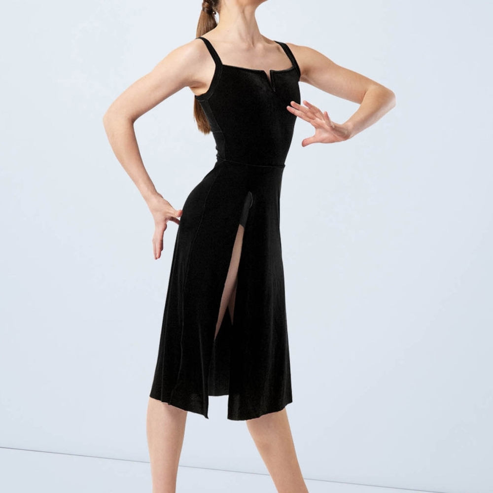 Black Velvet Dance Dress